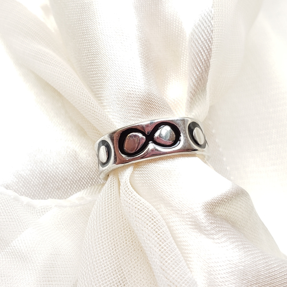 Infinity Silver Tone Ring